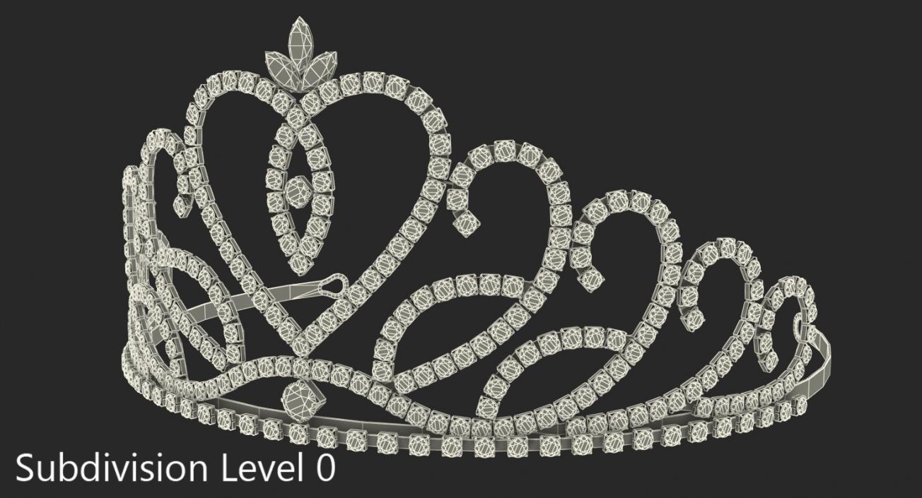 Golden Tiara 3D