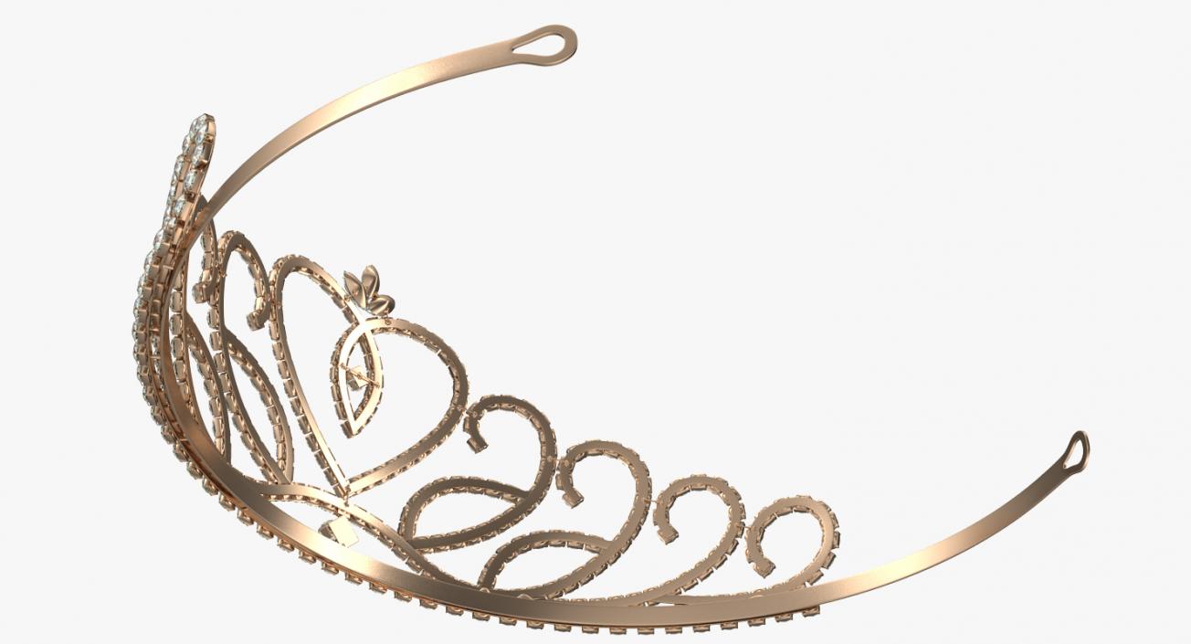 Golden Tiara 3D