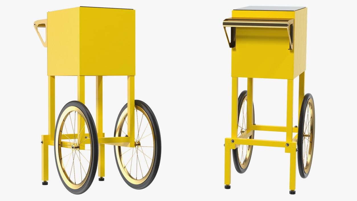 3D model Popcorn Cart Generic