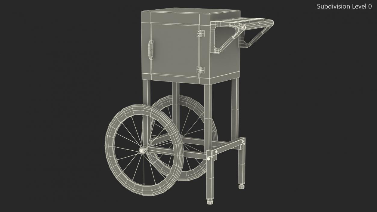 3D model Popcorn Cart Generic