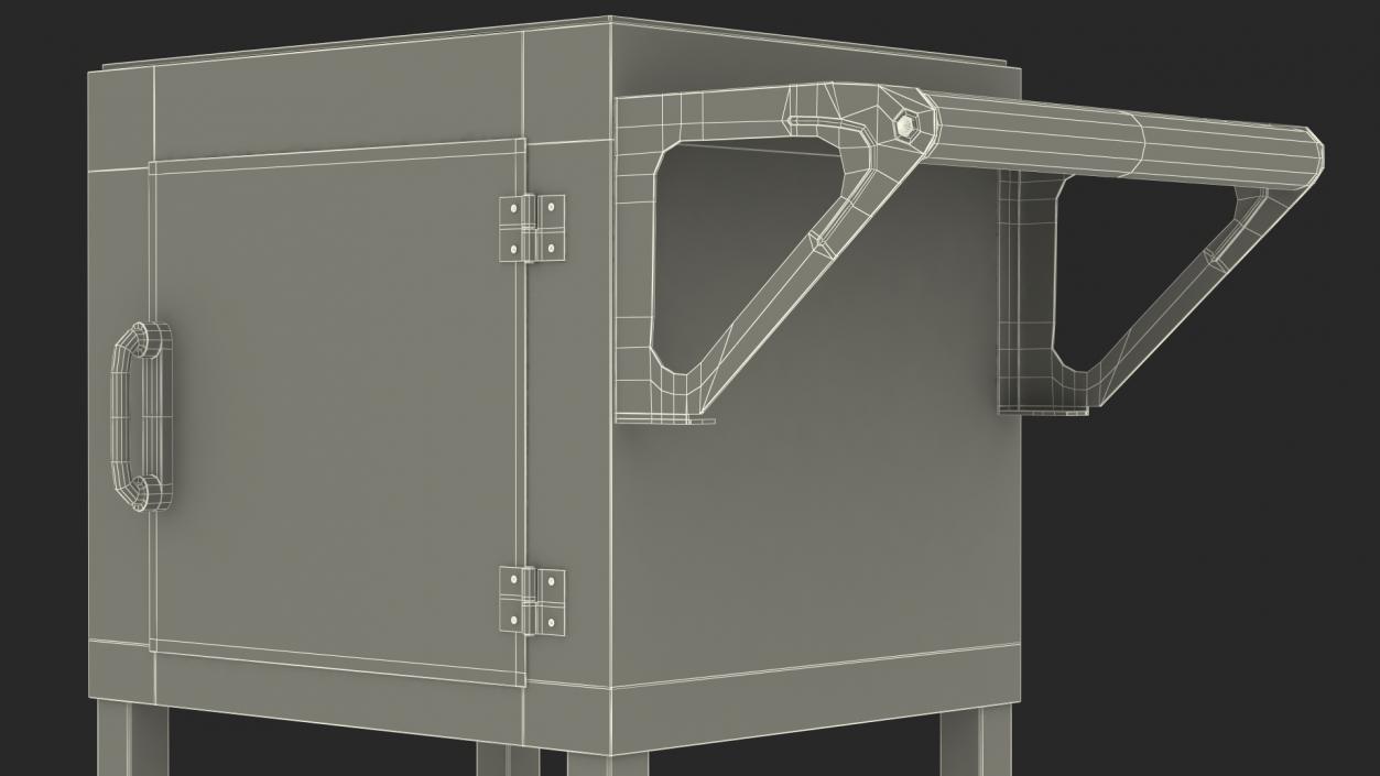 3D model Popcorn Cart Generic