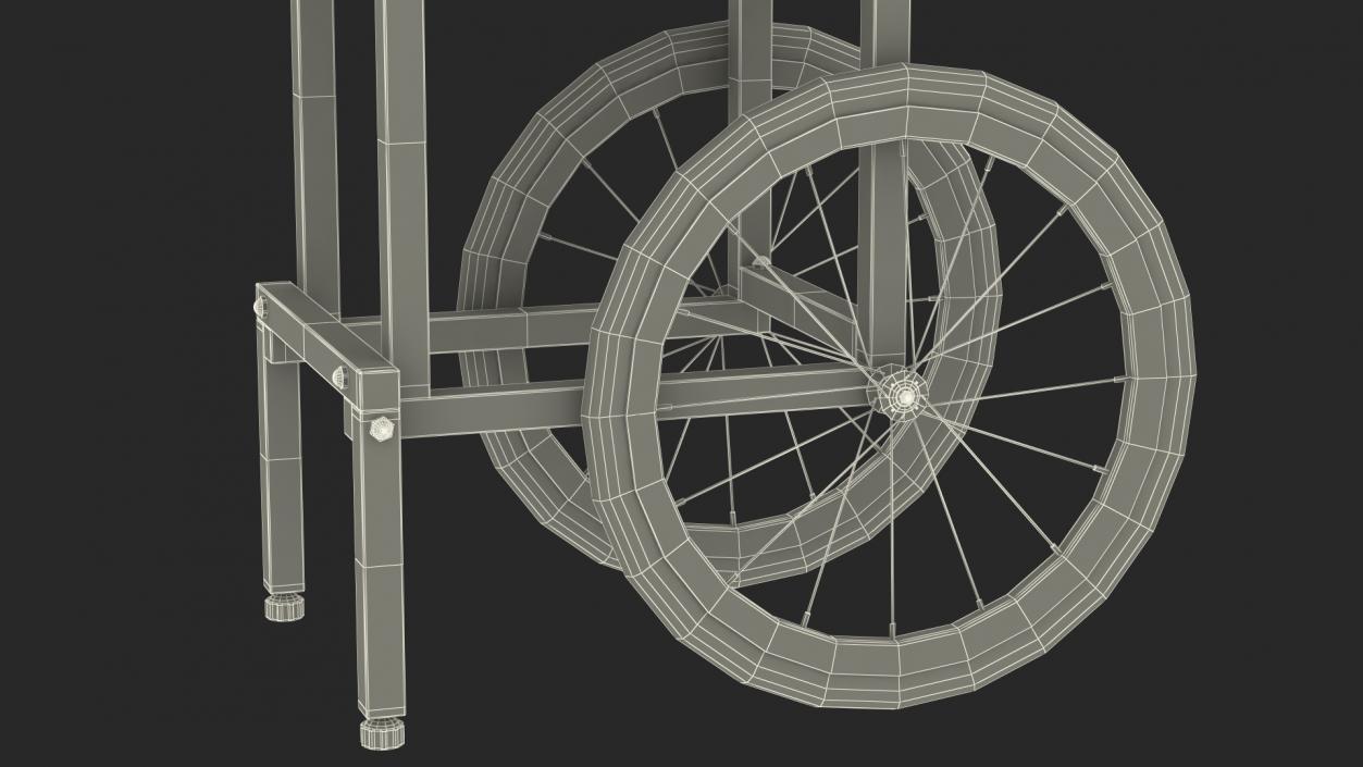 3D model Popcorn Cart Generic