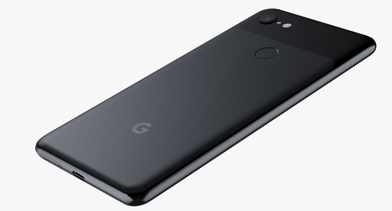 Black Google Pixel 3XL 3D