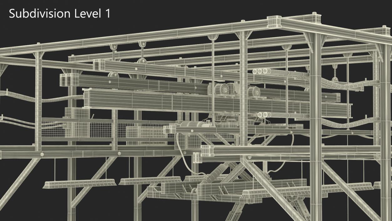 3D Automatic Vehicle Body Conveyor