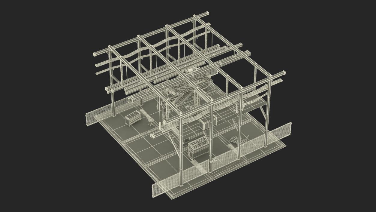 3D Automatic Vehicle Body Conveyor