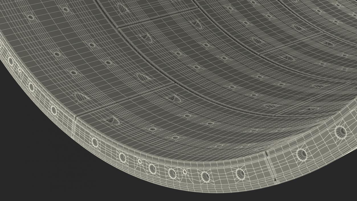 3D Round Concrete Slab Tunnel