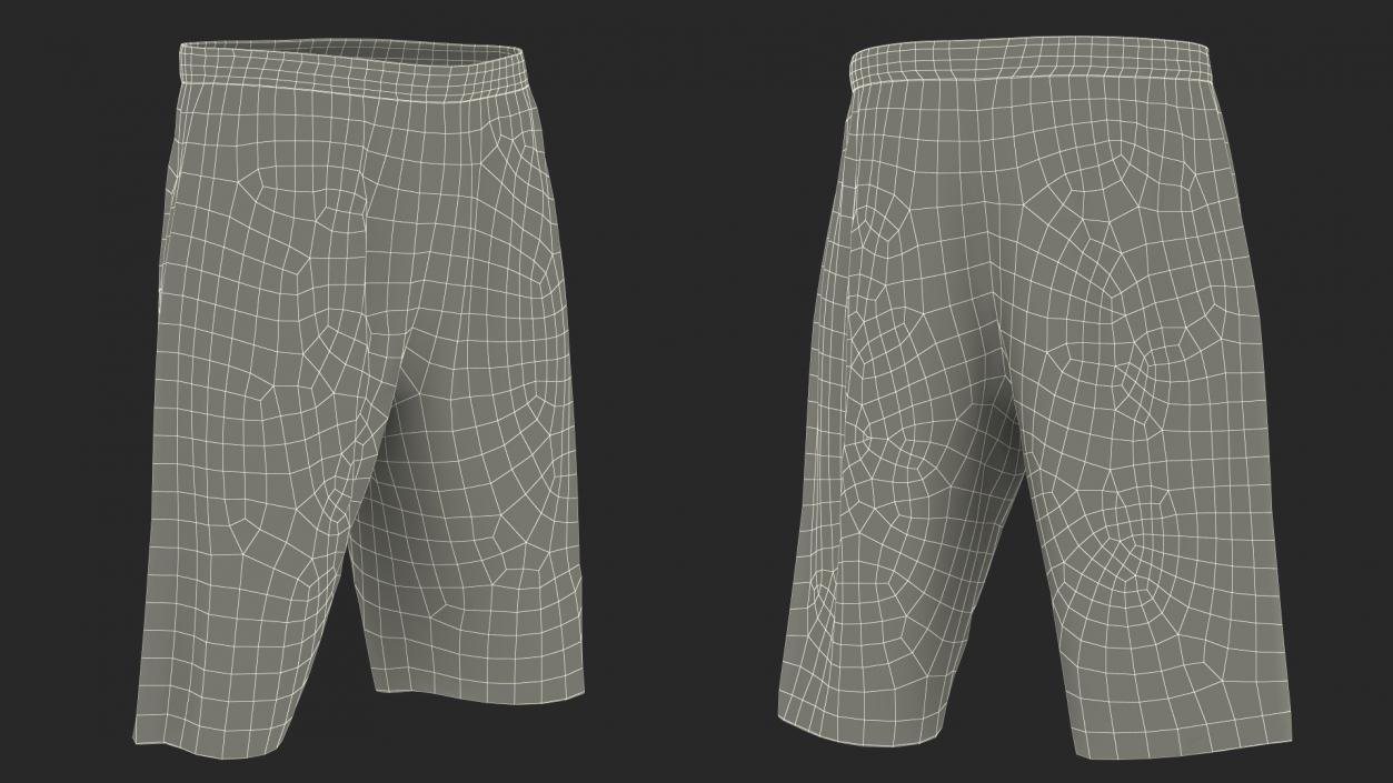 3D model Athletic Shorts with Trim