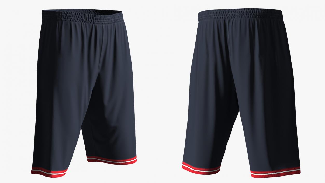 3D model Athletic Shorts with Trim