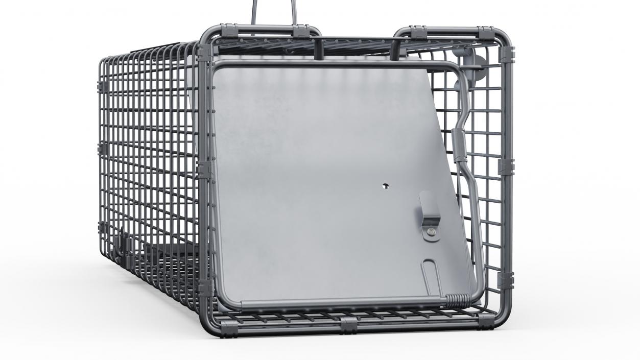 3D Professional Animal Cage Trap One Door model