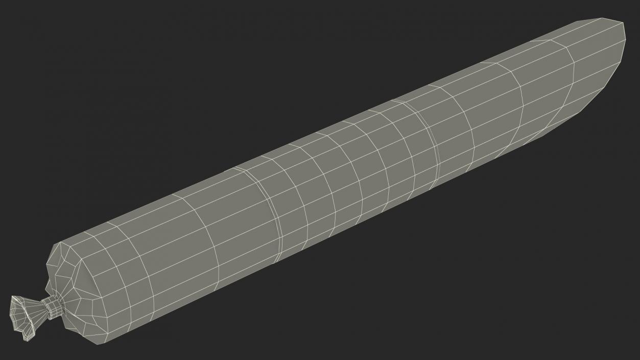 Sliced Salami Stick 3D model