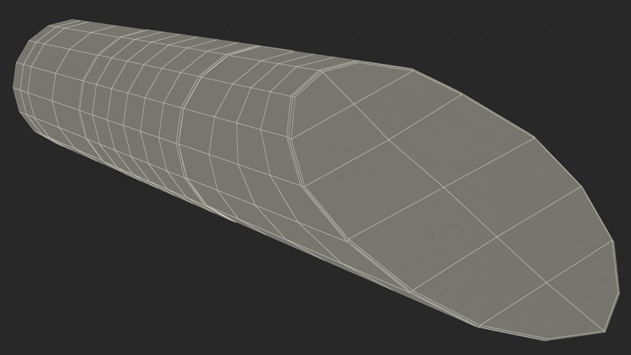 Sliced Salami Stick 3D model