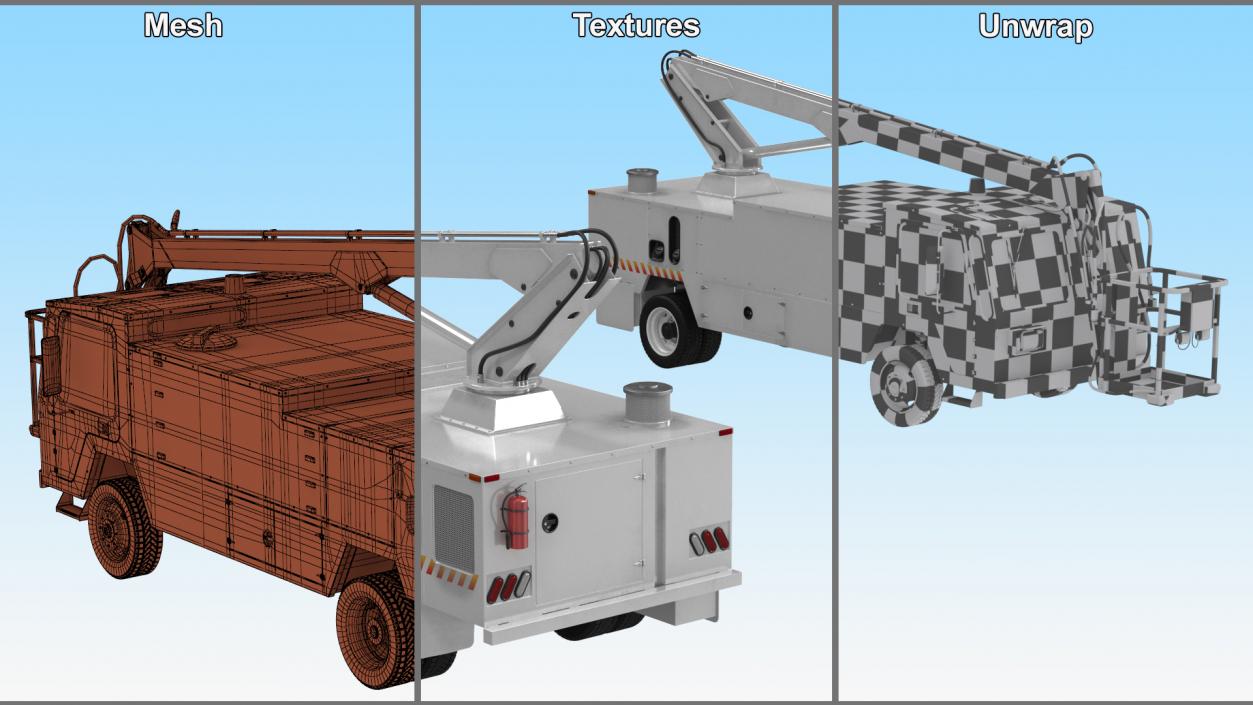 Aircraft Deicing Vehicle 3D model