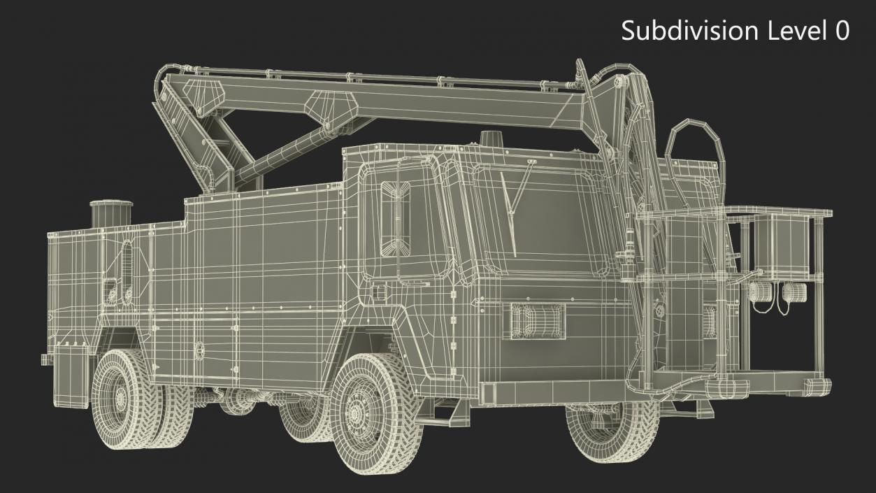 Aircraft Deicing Vehicle 3D model