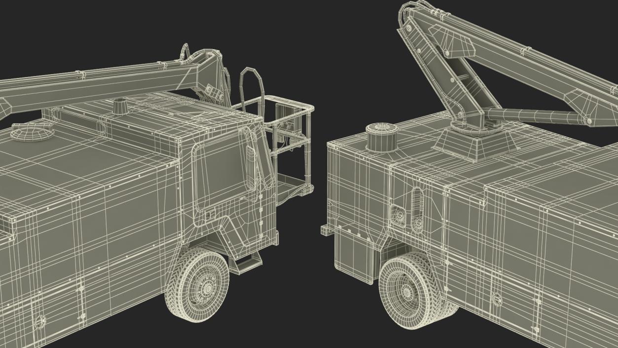 Aircraft Deicing Vehicle 3D model