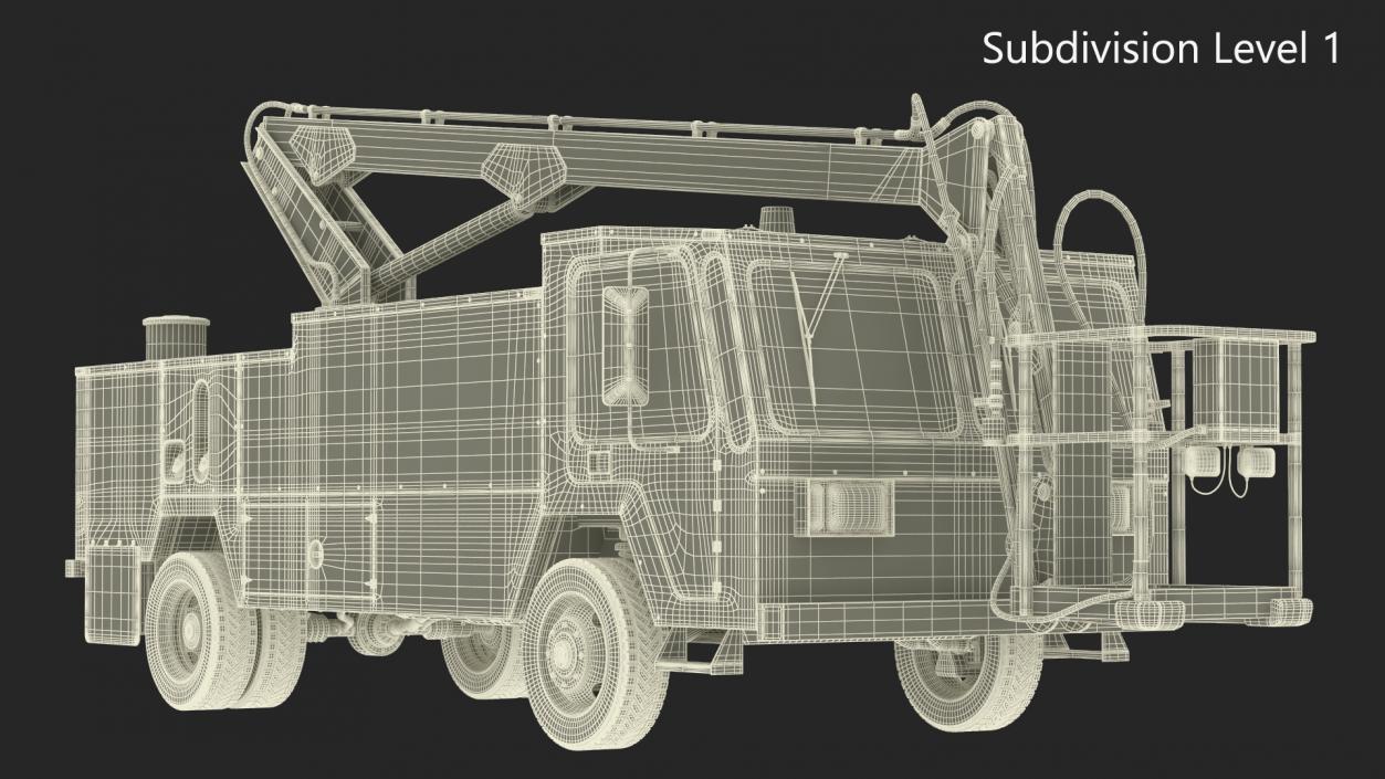 Aircraft Deicing Vehicle 3D model