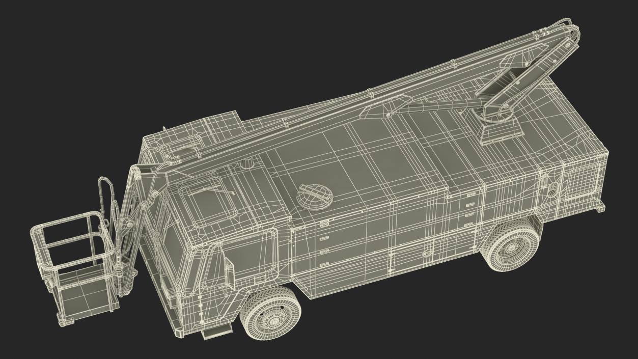 Aircraft Deicing Vehicle 3D model