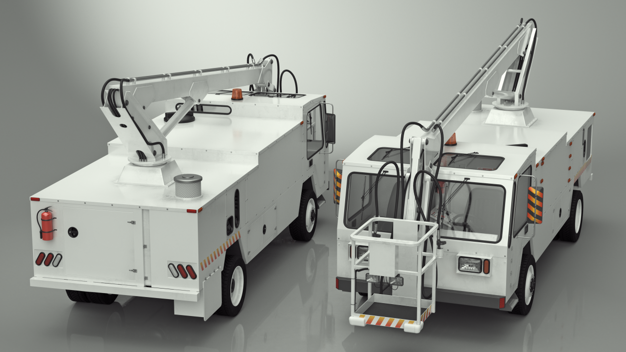 Aircraft Deicing Vehicle 3D model