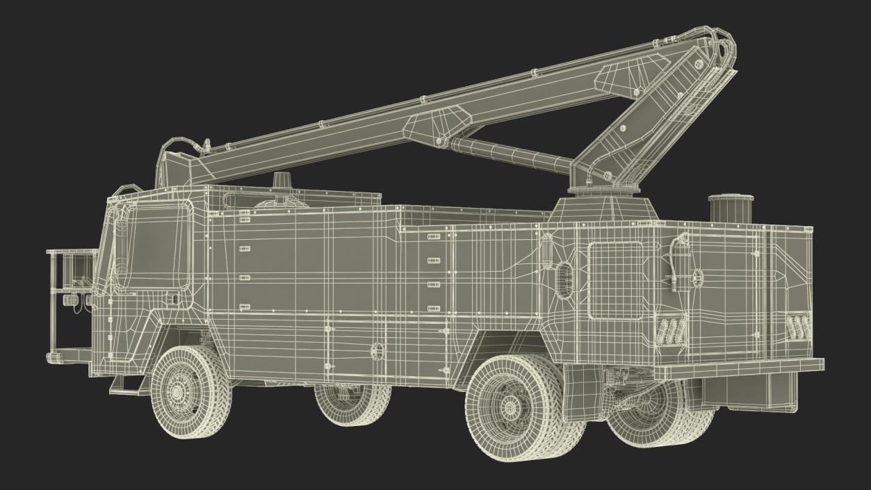 Aircraft Deicing Vehicle 3D model