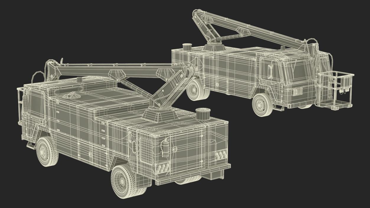 Aircraft Deicing Vehicle 3D model