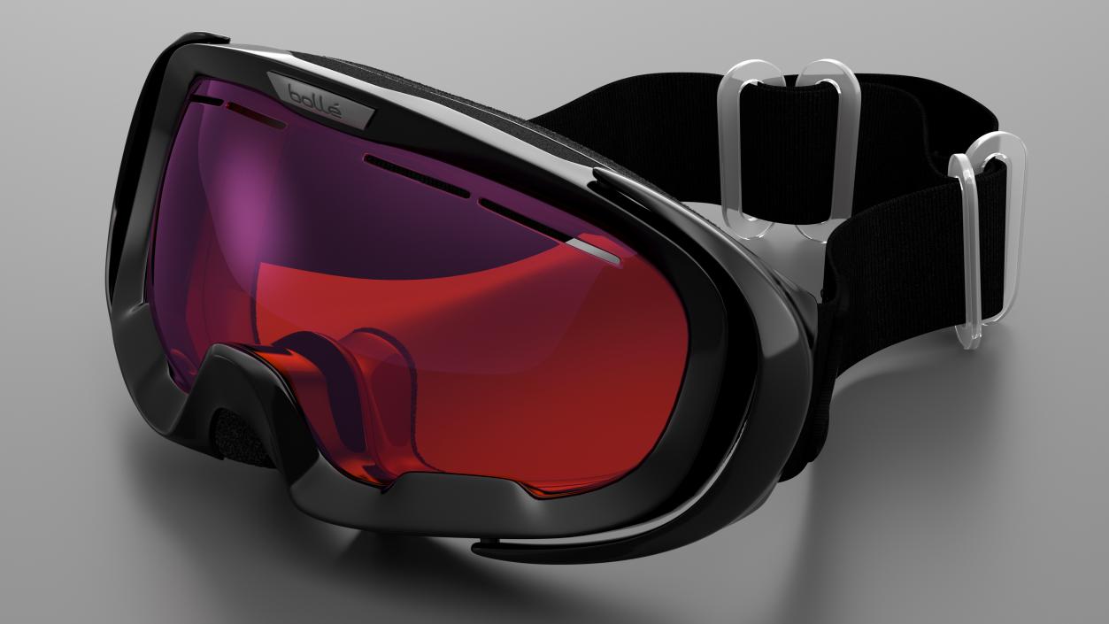 3D Shield Ski Goggles model