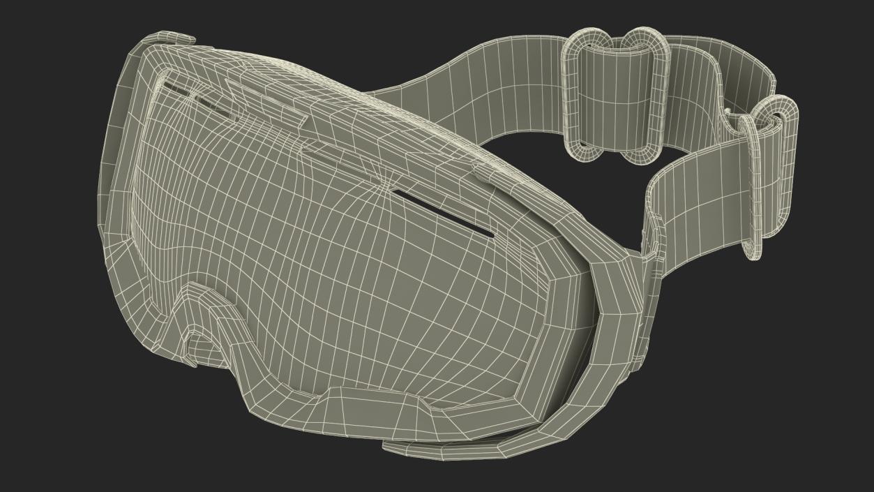 3D Shield Ski Goggles model