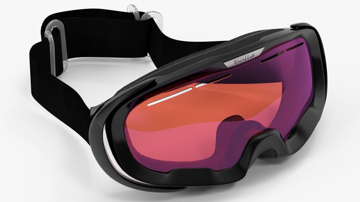 3D Shield Ski Goggles model