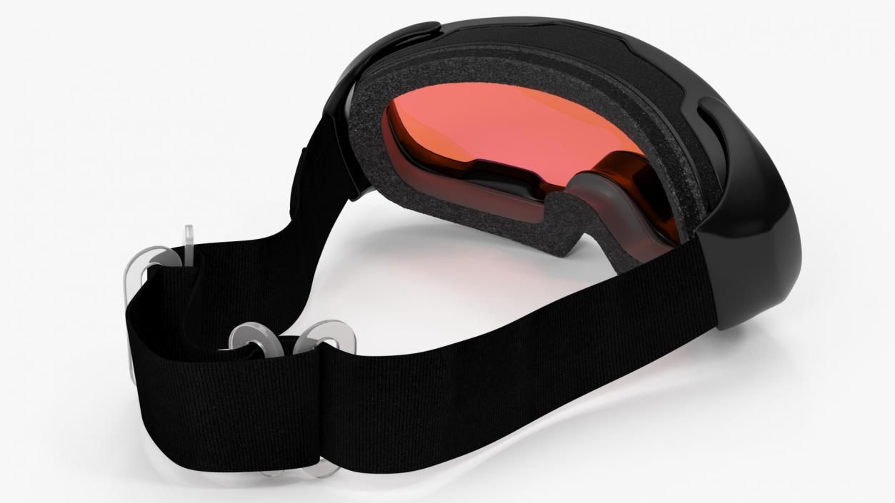 3D Shield Ski Goggles model