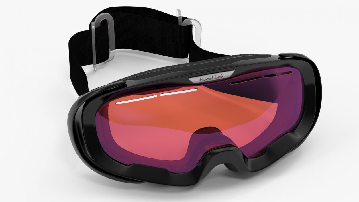 3D Shield Ski Goggles model