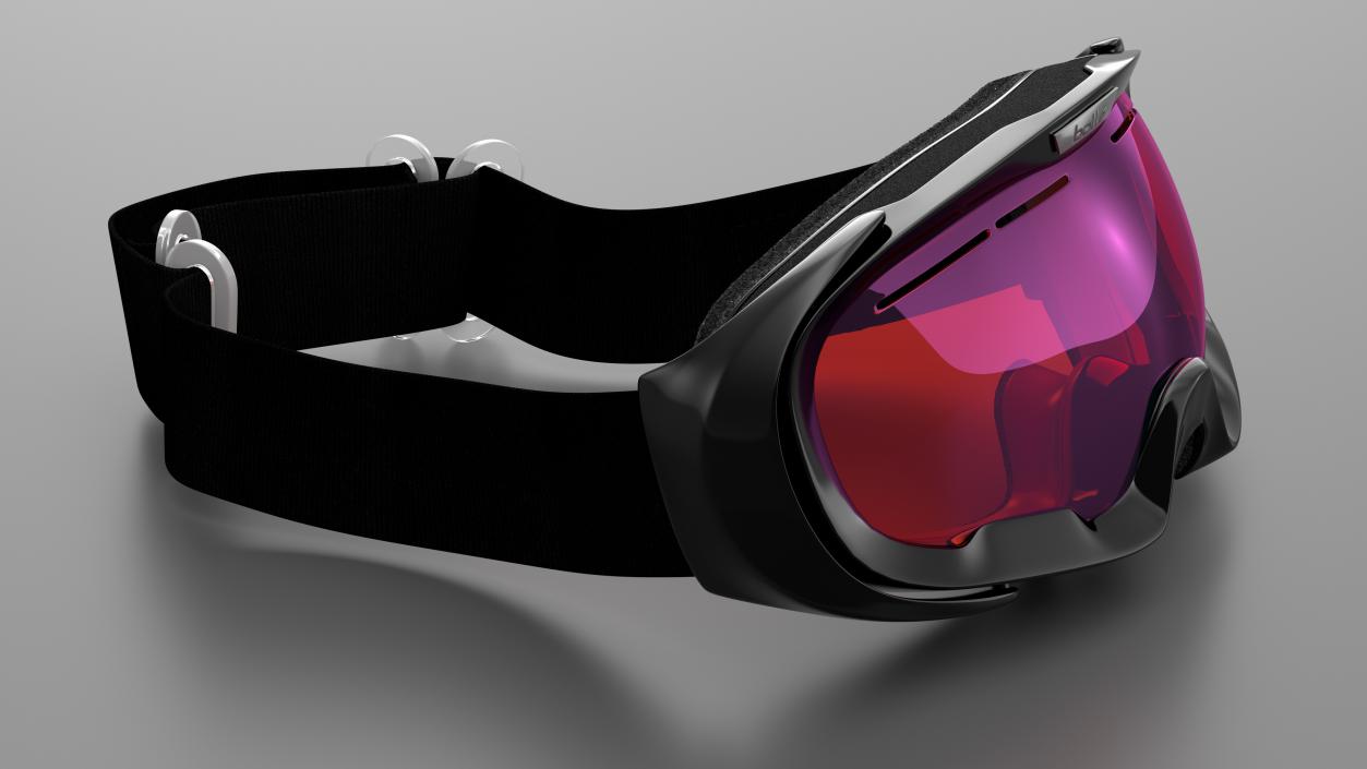 3D Shield Ski Goggles model