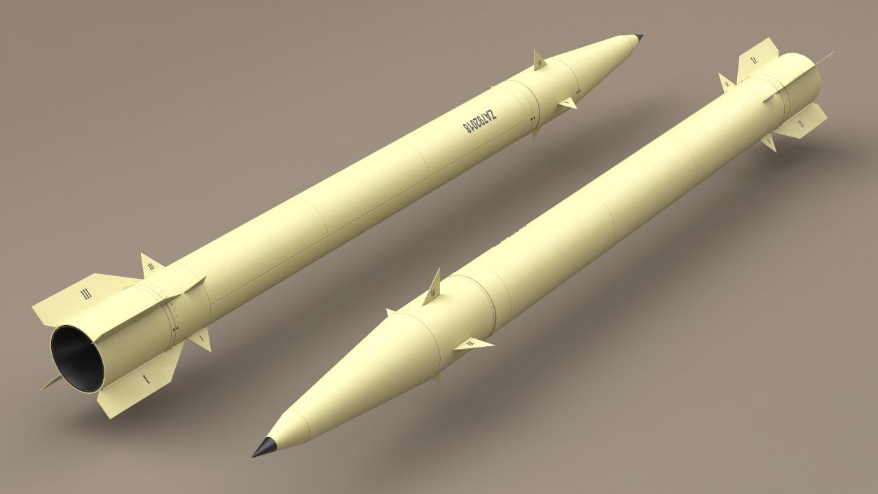 3D Fateh-110 Military Missile