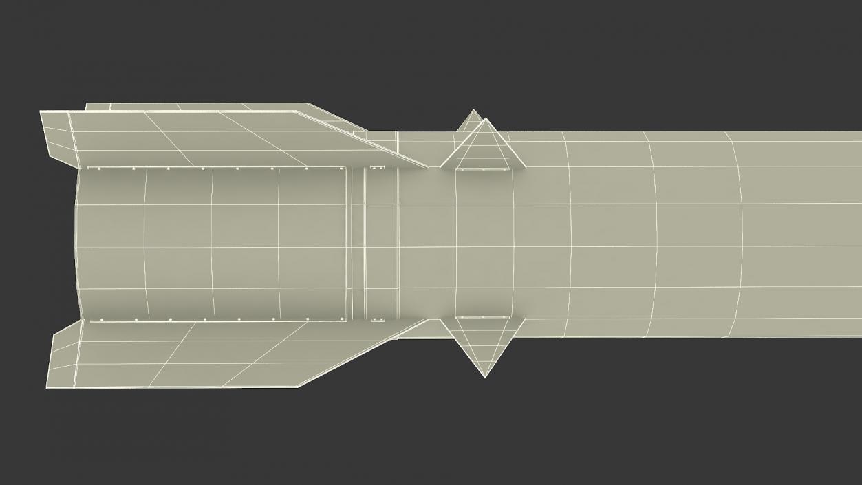 3D Fateh-110 Military Missile