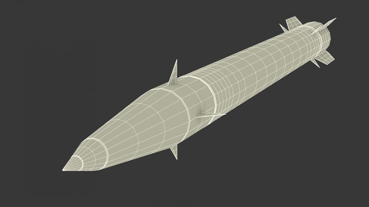 3D Fateh-110 Military Missile