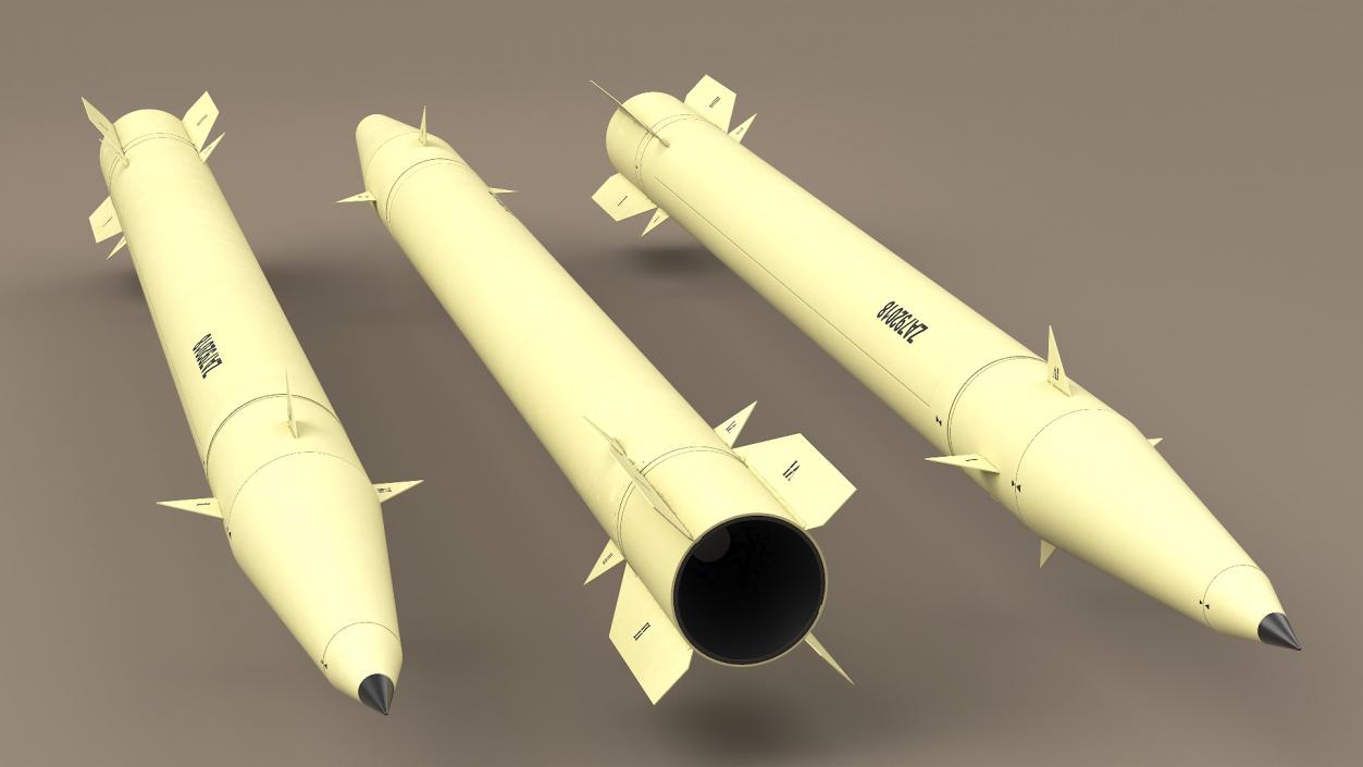 3D Fateh-110 Military Missile