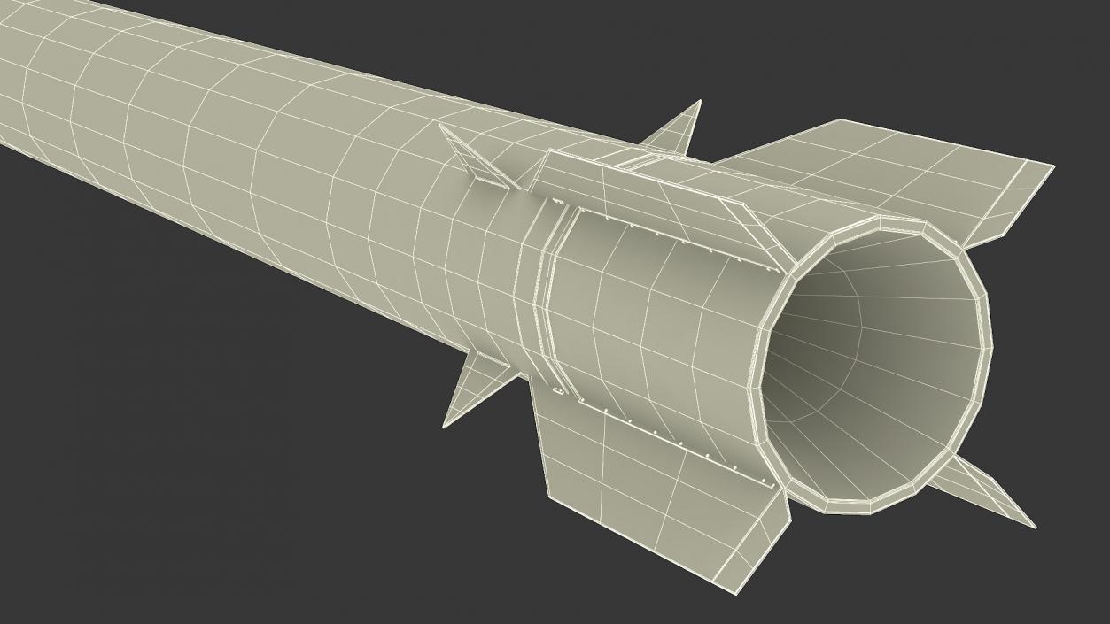 3D Fateh-110 Military Missile