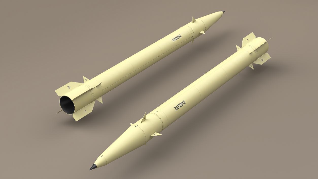 3D Fateh-110 Military Missile