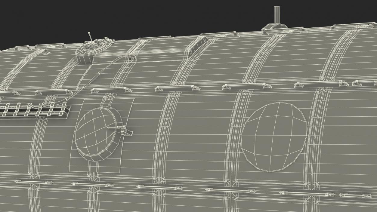 3D ISS Module Destiny model