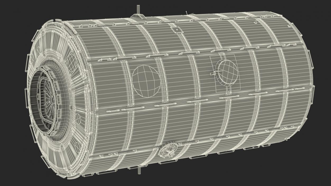 3D ISS Module Destiny model