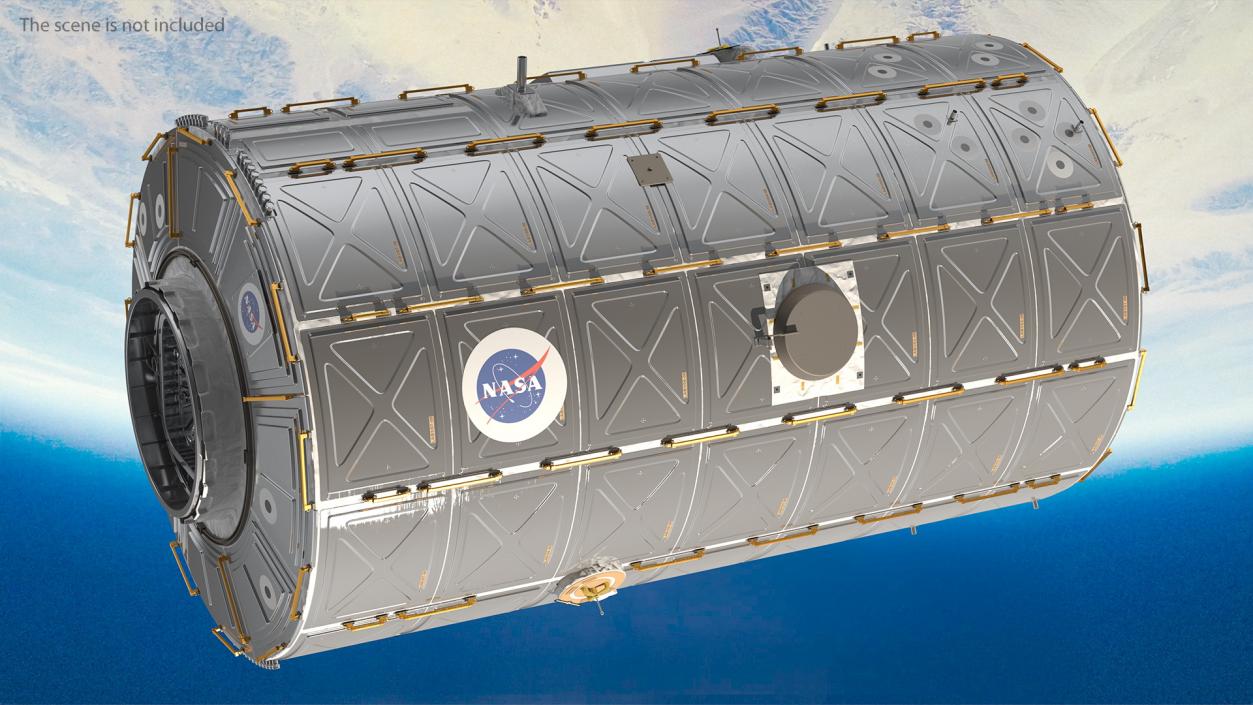 3D ISS Module Destiny model