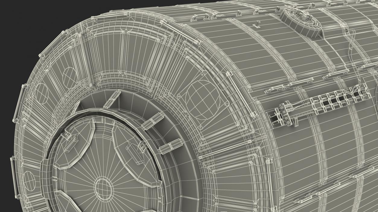 3D ISS Module Destiny model