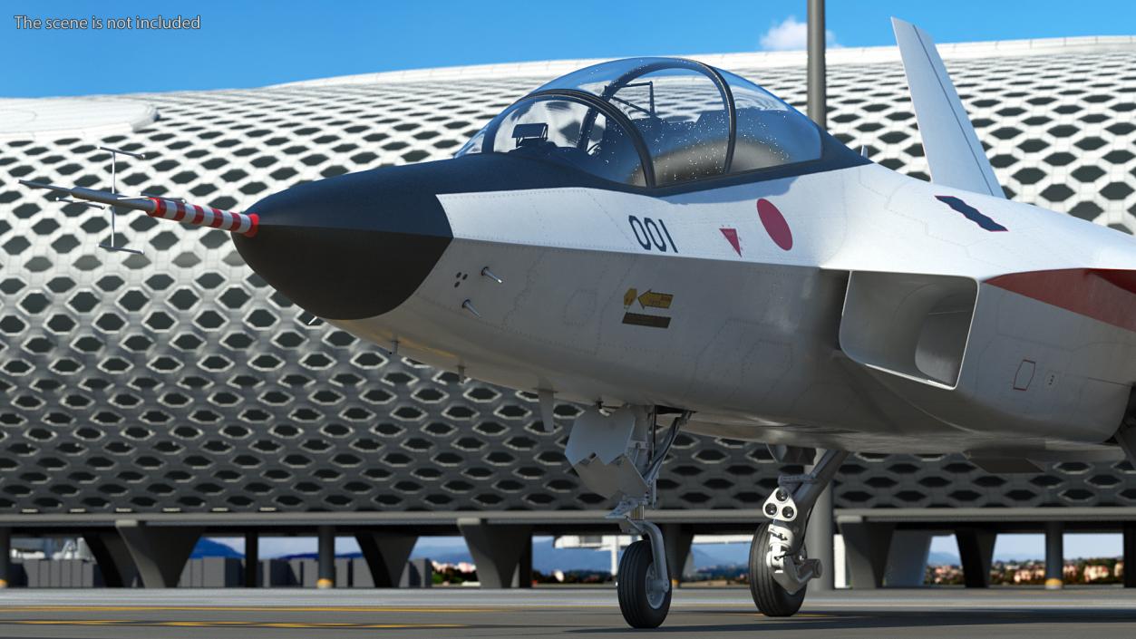 Mitsubishi X2 Shinshin Stealth Fighter Aircraft 3D