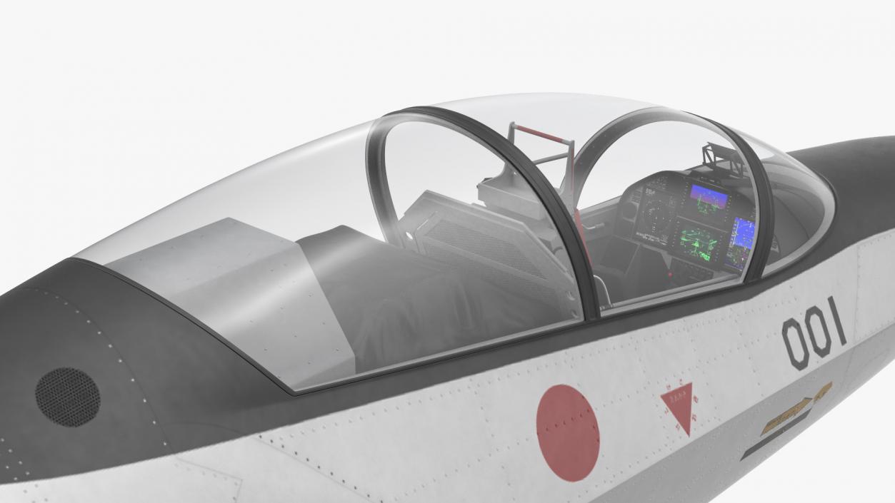 Mitsubishi X2 Shinshin Stealth Fighter Aircraft 3D