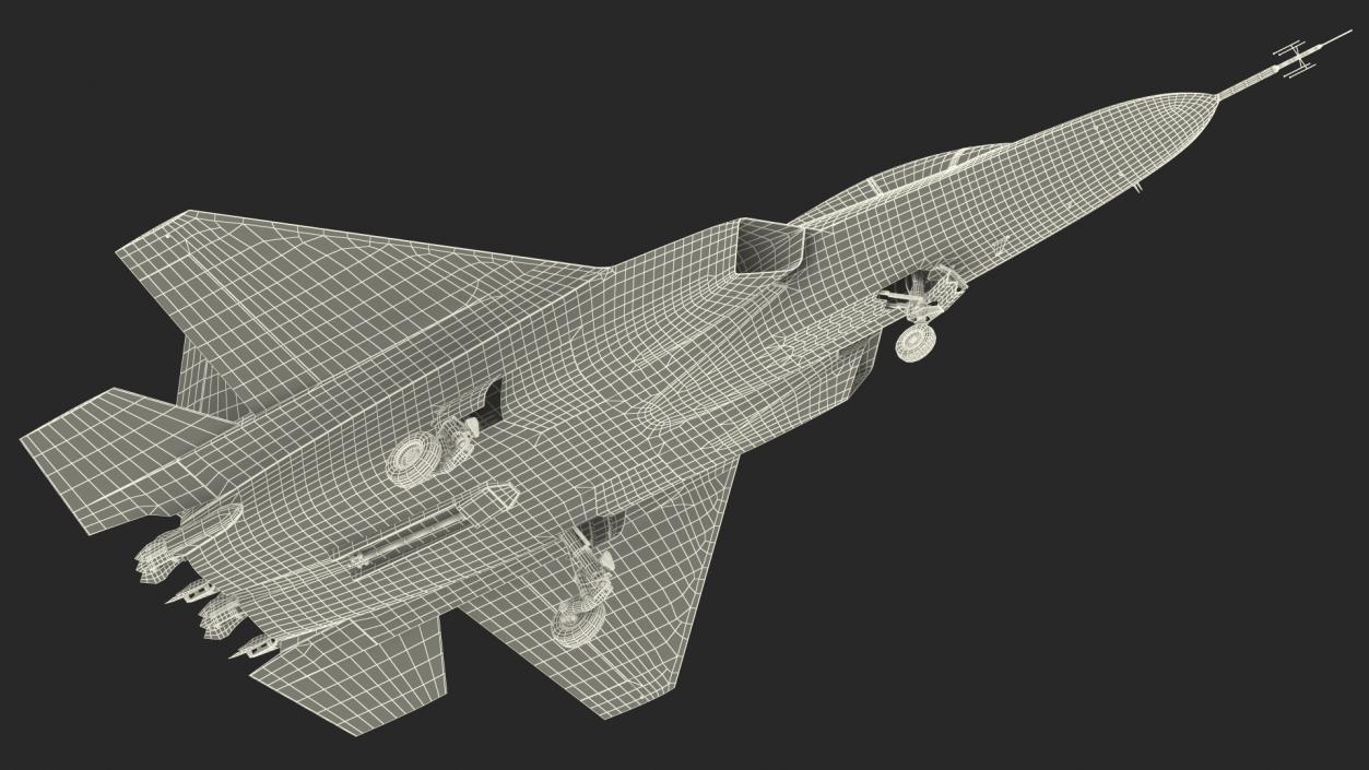 Mitsubishi X2 Shinshin Stealth Fighter Aircraft 3D