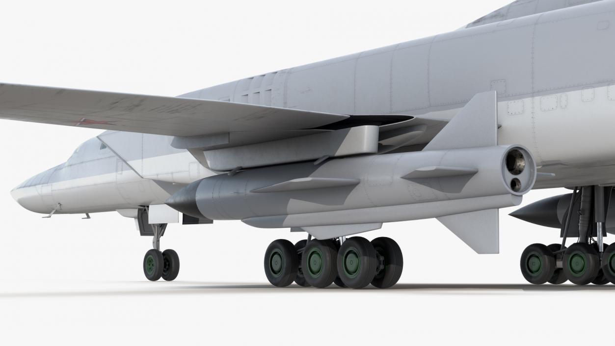 3D model Tupolev Tu-22M Backfire Long Range Missile Carrier