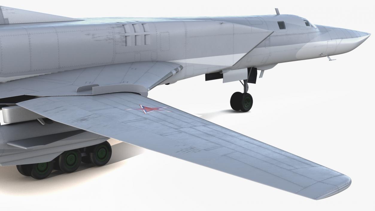 3D model Tupolev Tu-22M Backfire Long Range Missile Carrier