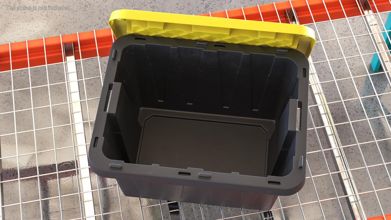 3D Tough Box Storage Tote with Lid