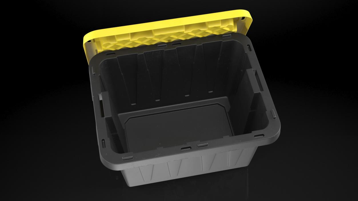 3D Tough Box Storage Tote with Lid