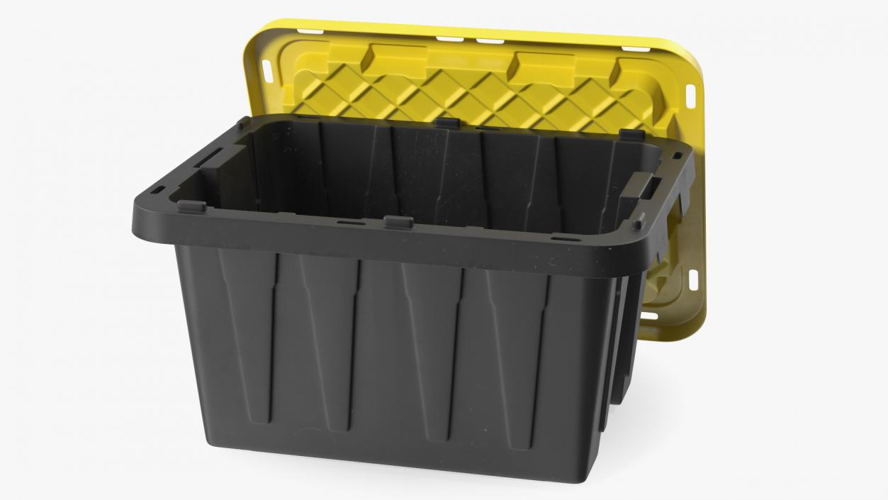 3D Tough Box Storage Tote with Lid