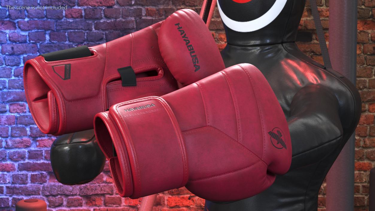 Boxing Gloves Red Hayabusa T3 LX 3D