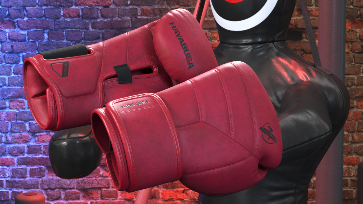 Boxing Gloves Red Hayabusa T3 LX 3D