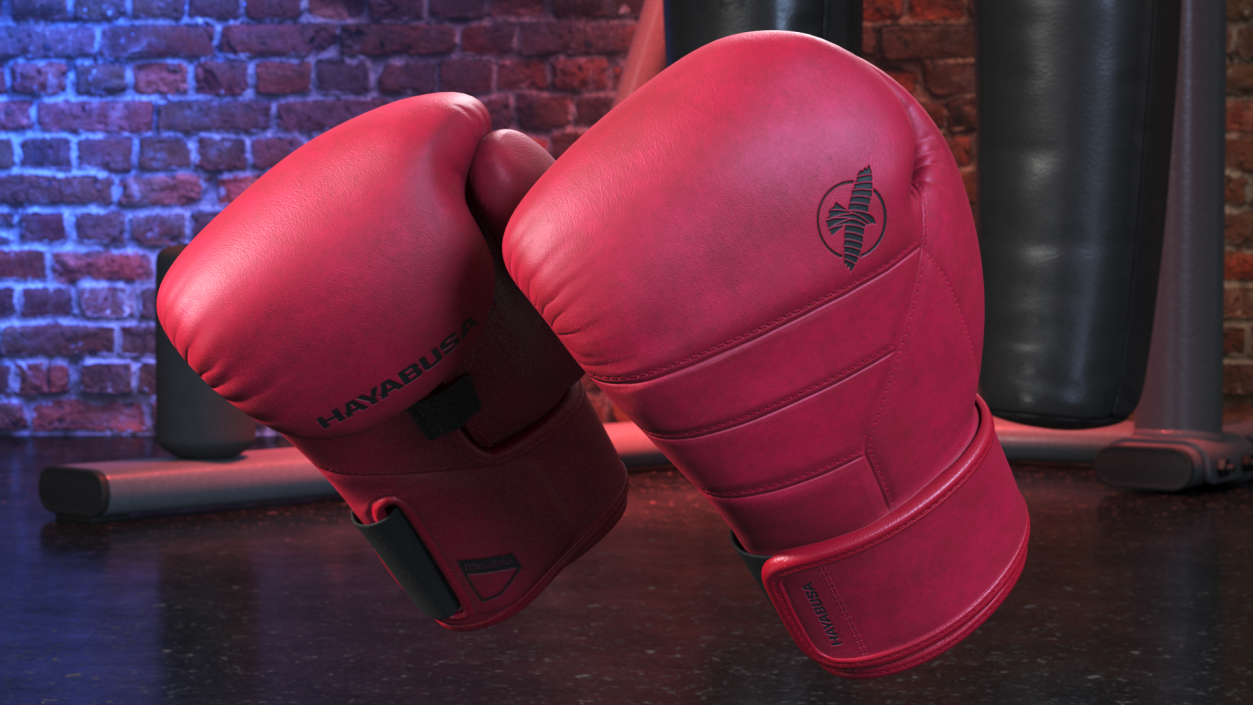 Boxing Gloves Red Hayabusa T3 LX 3D